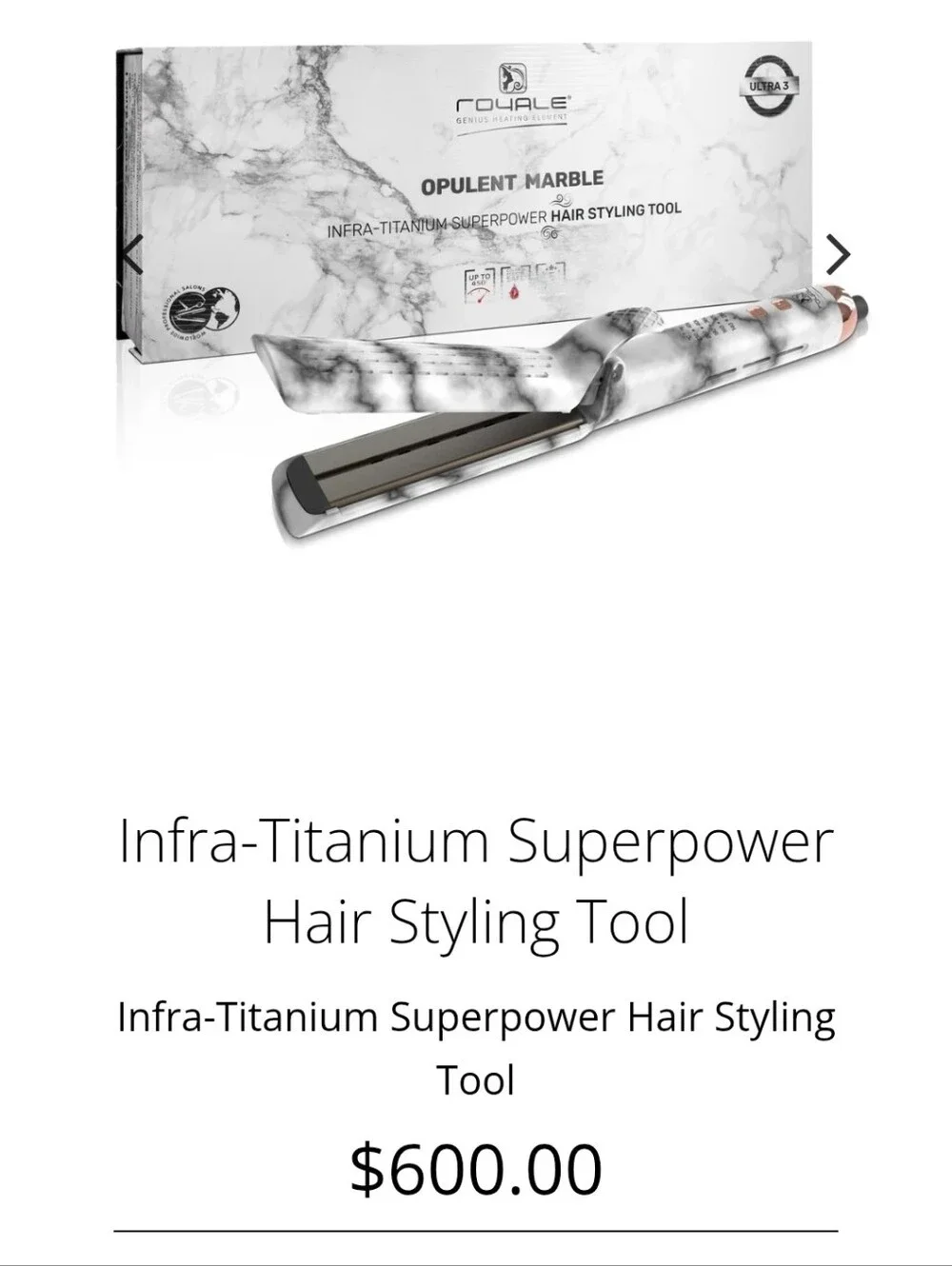 Royale Sweet Lollipop Infra-Titanium Hair Styling Tool - Pink *BRAND NEW*
